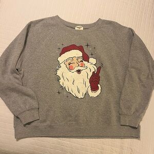 Living Fully Mallory Ervin Santa sweatshirt